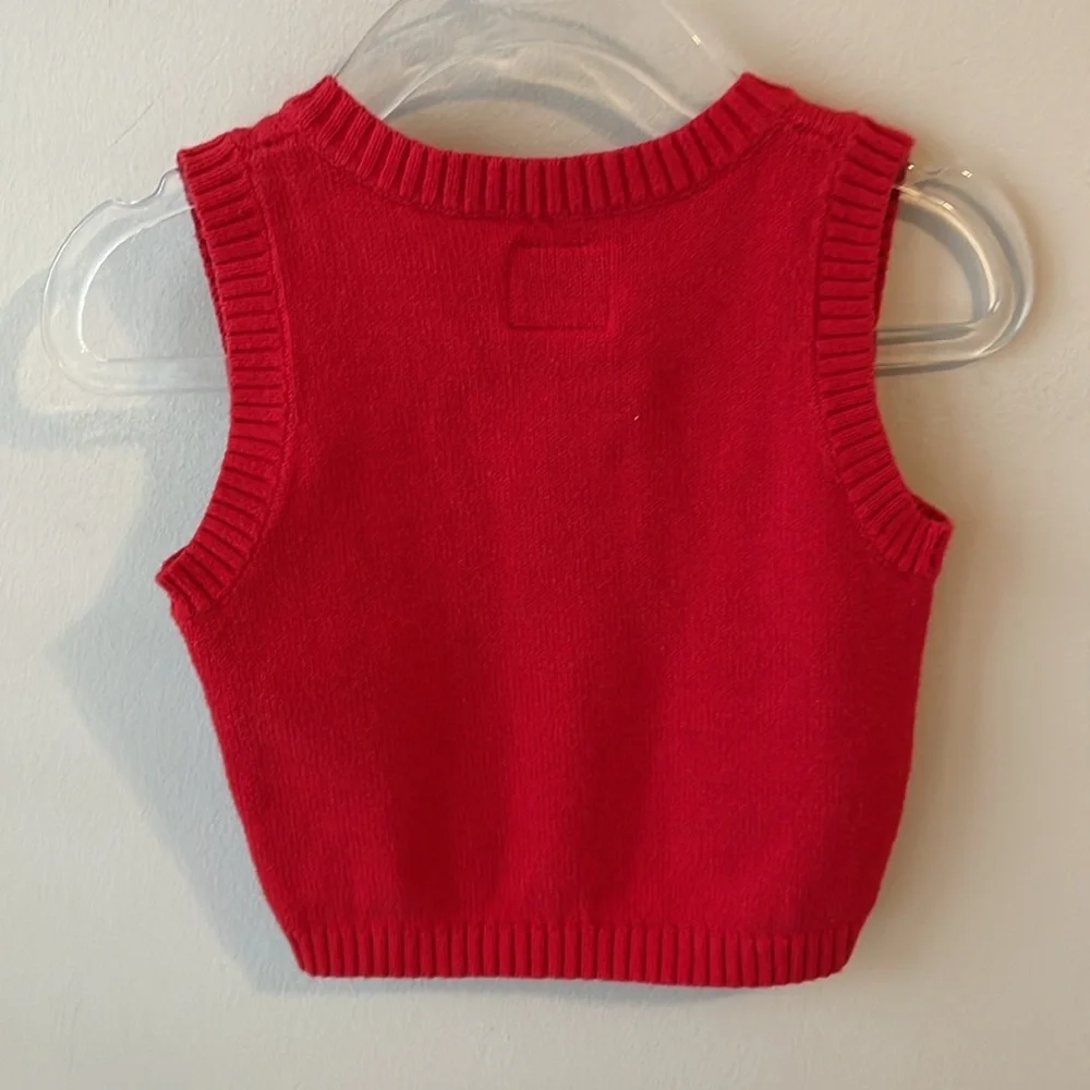 Carters Special Occasion Red‎ Vest 6M